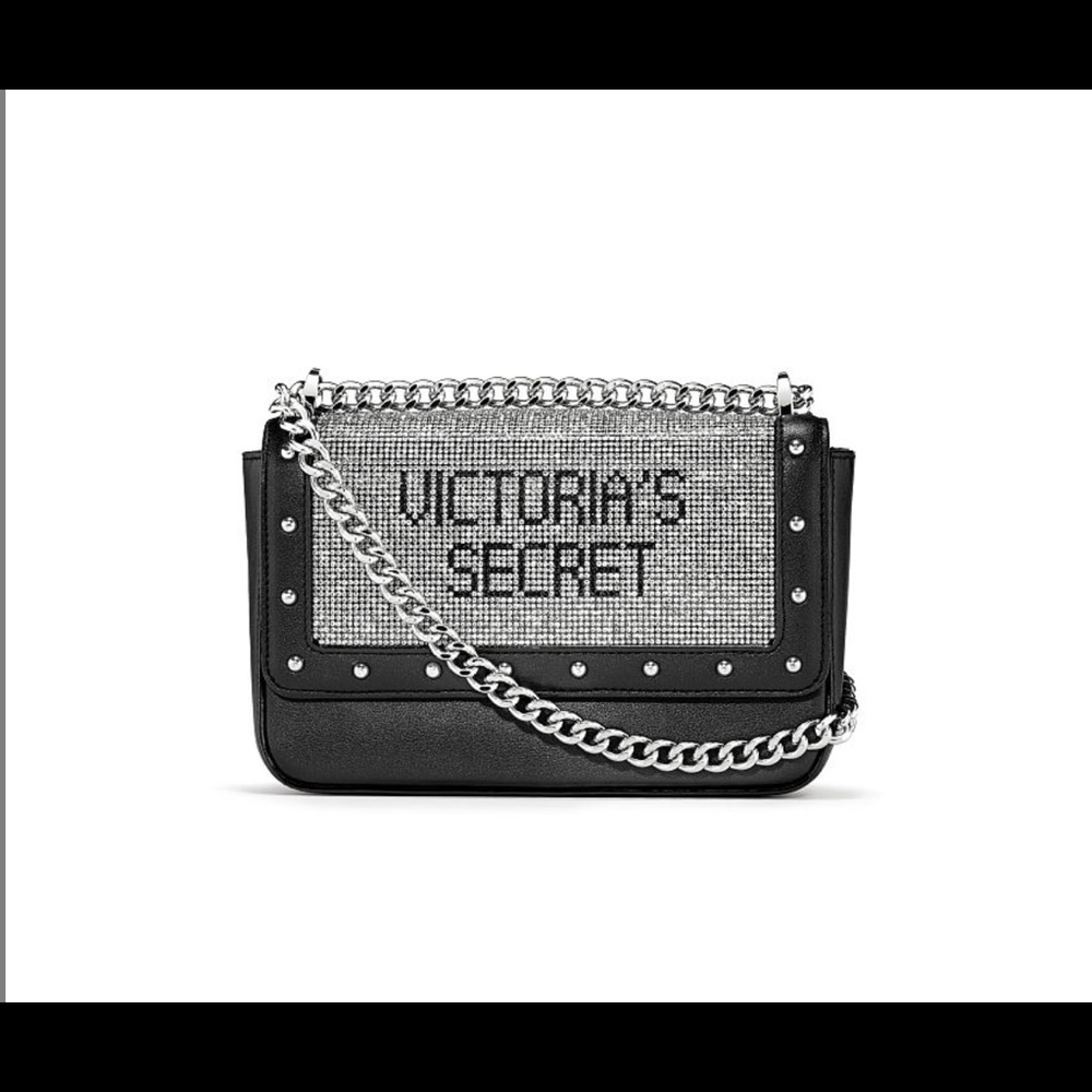 Rhinestone Victoria's Secret Logo Bag